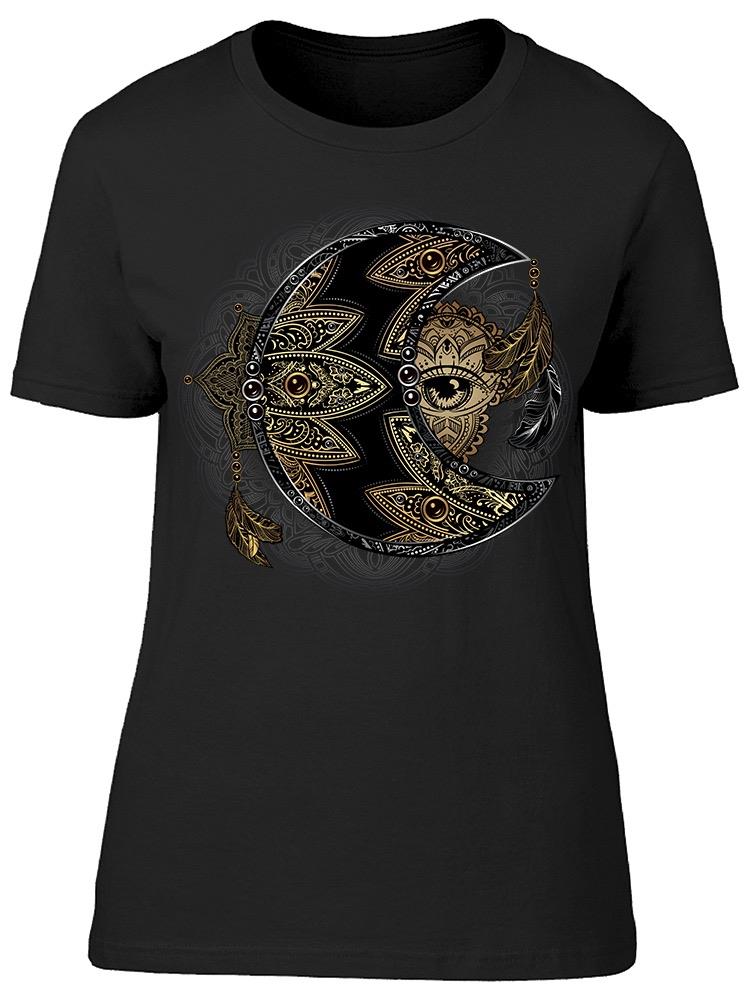 Crescent Moon And Sun Graphic Tee Women's -Image by Shutterstock