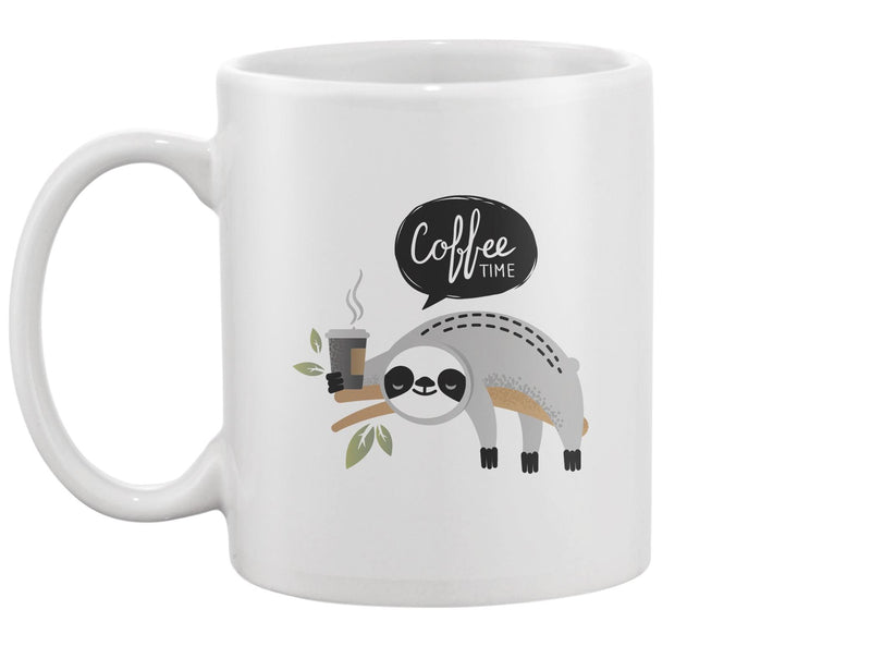 Cute Sloth With Coffee Mug -Image by Shutterstock