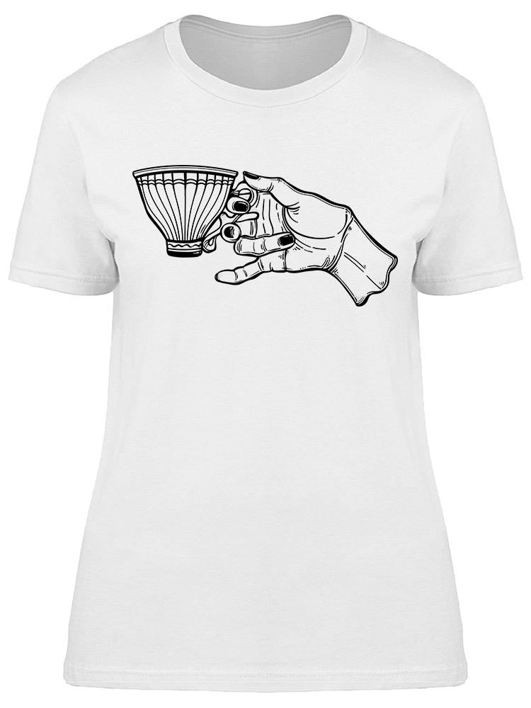 Hand Holding A Coffee Cup Tee Women's -Image by Shutterstock