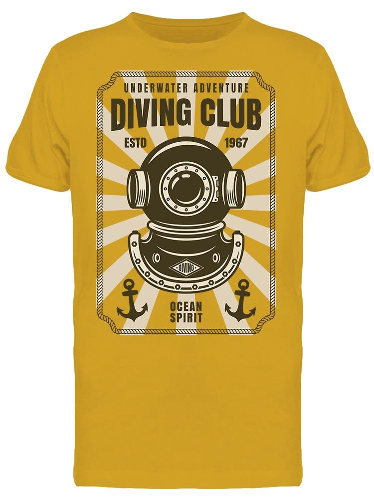 Vintage Poster Diving Club Tee Men's -Image by Shutterstock