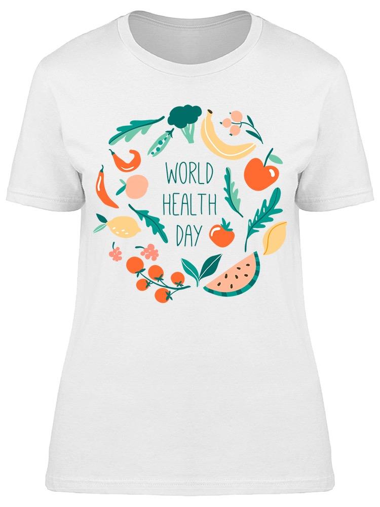World Health Day Fruit Vegetable Tee Women's -Image by Shutterstock