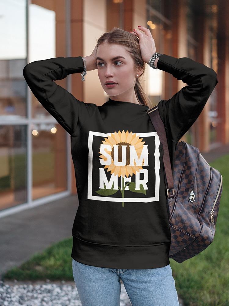 The Summer Sunflower Sweatshirt Women's -Image by Shutterstock