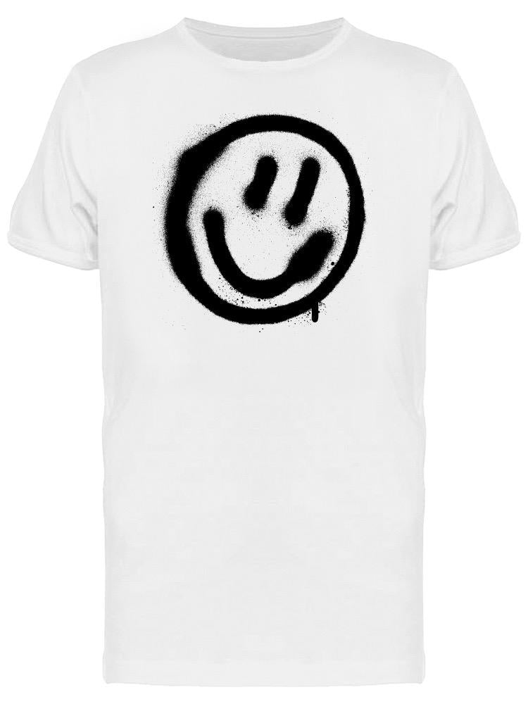 Graffiti Smiling Face Tee Men's -Image by Shutterstock