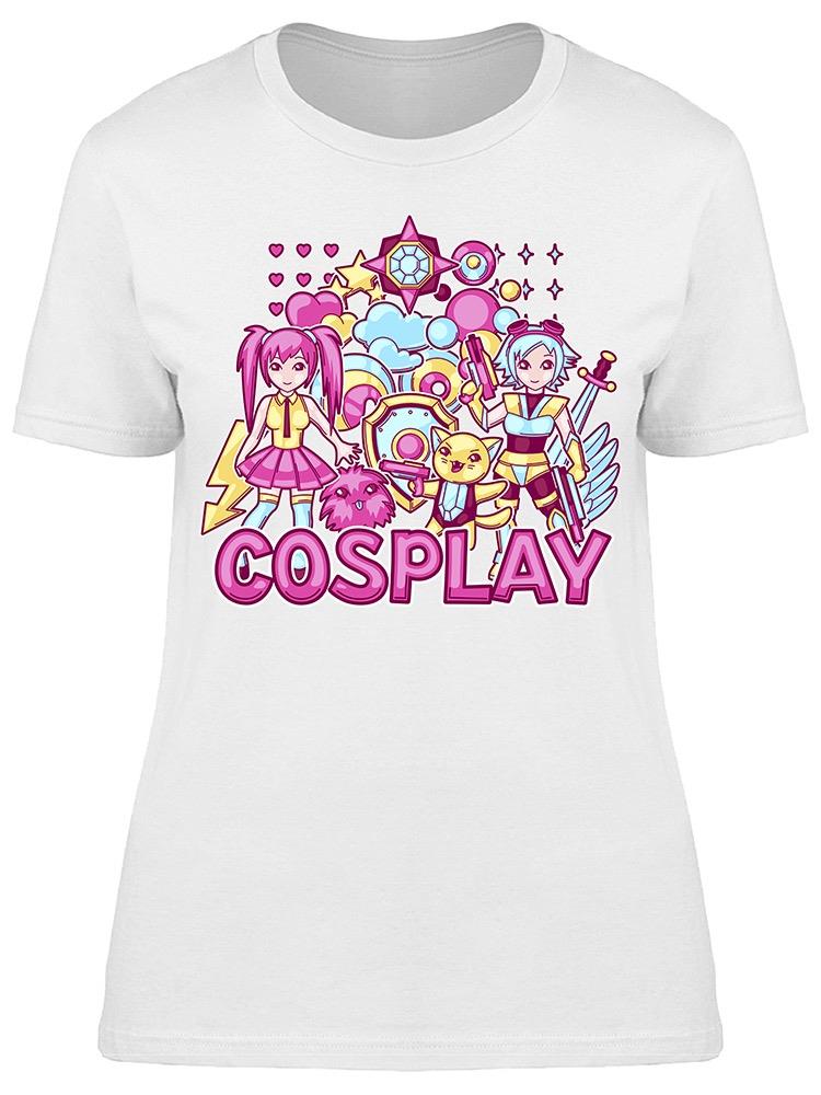 Japanese Anime Cosplay Tee Women's -Image by Shutterstock