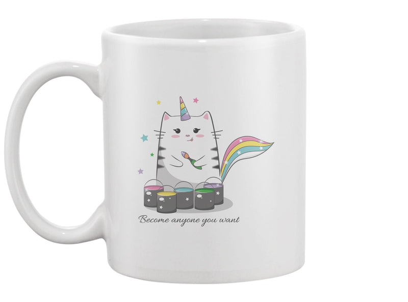 Cute Unicorn Cat Design Mug -Image by Shutterstock