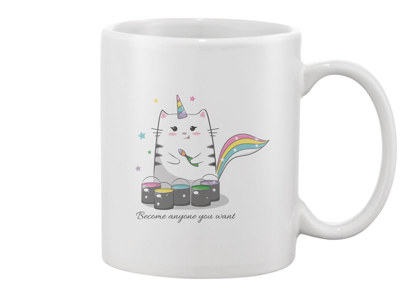 Cute Unicorn Cat Design Mug -Image by Shutterstock