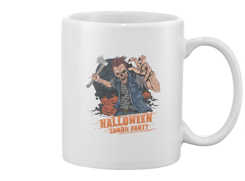 Halloween Zombie Party Design Mug -Image by Shutterstock