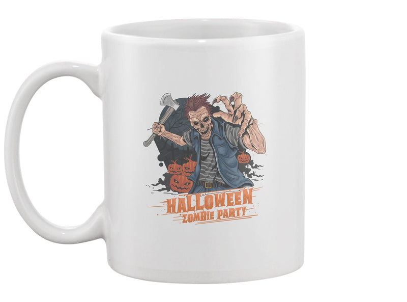 Halloween Zombie Party Design Mug -Image by Shutterstock