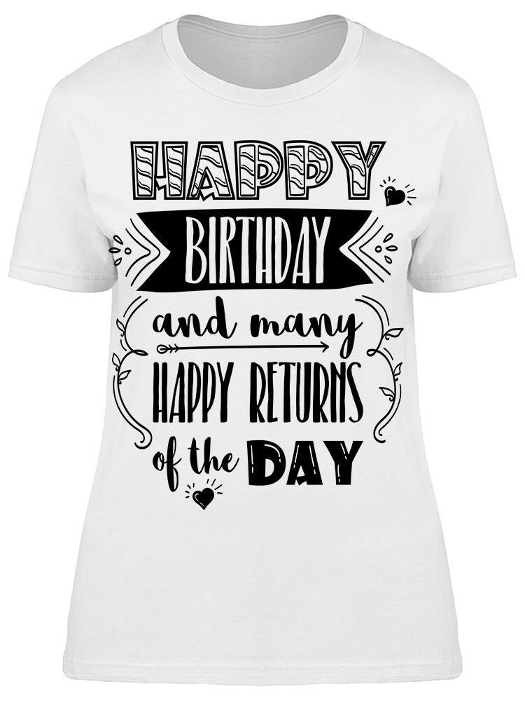 Happy Awesome Birthday Tee Women's -Image by Shutterstock
