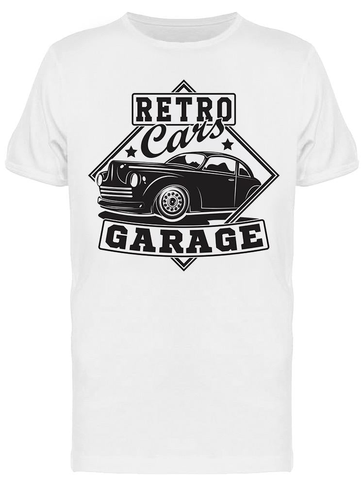 : Retro Cars Garage Tee Men's -Image by Shutterstock