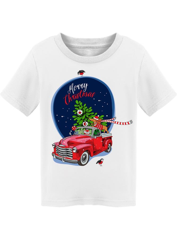 , Truck And Christmas Truck Tee Toddler's -Image by Shutterstock