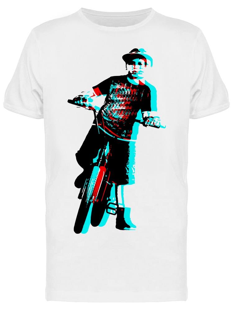 A Teenage Bicycle Rider Tee Men's -Image by Shutterstock
