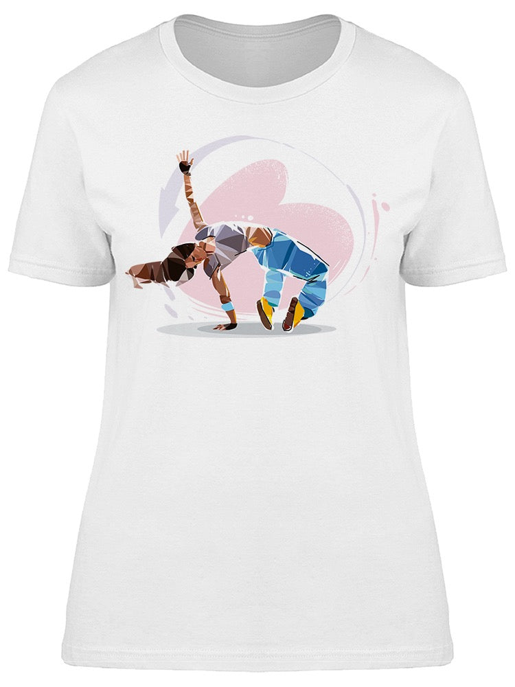 Low Poly Dancer Pose  Tee Women's -Image by Shutterstock