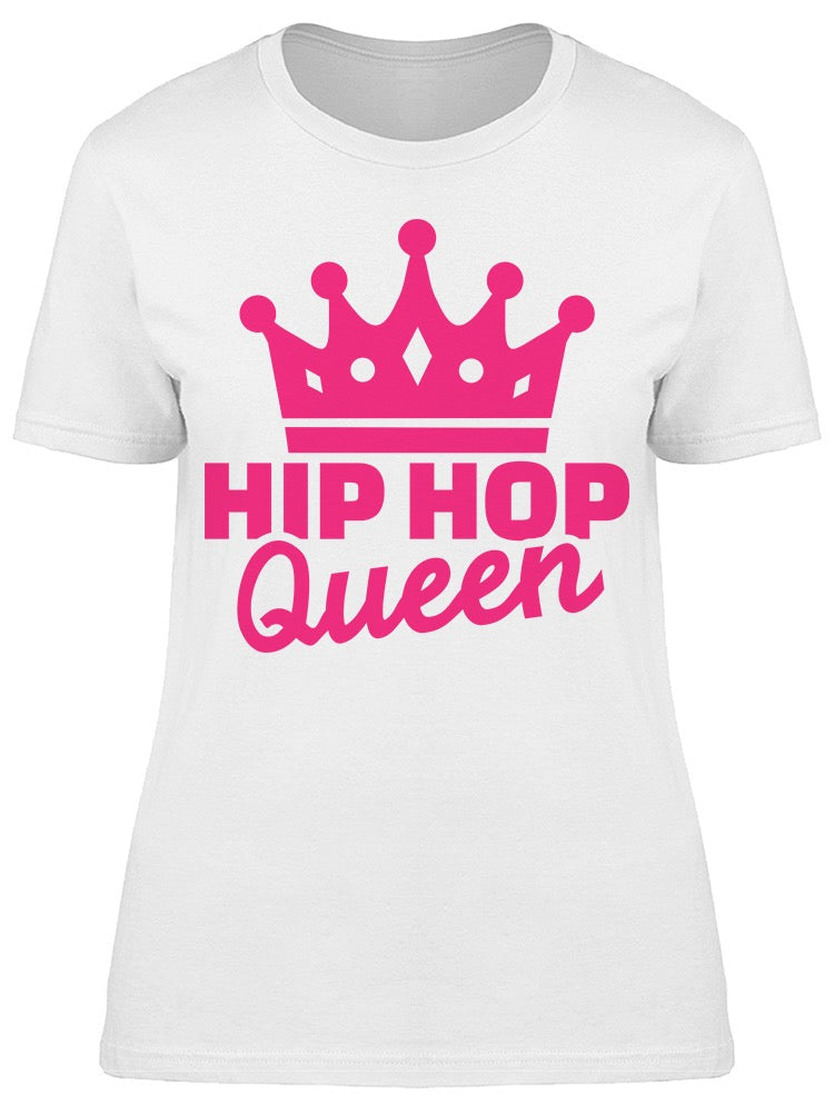Pink Hip Hop Queen Crown Tee Women's -Image by Shutterstock