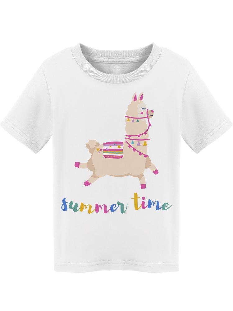 Summer Time Alpaca Tee Toddler's -Image by Shutterstock