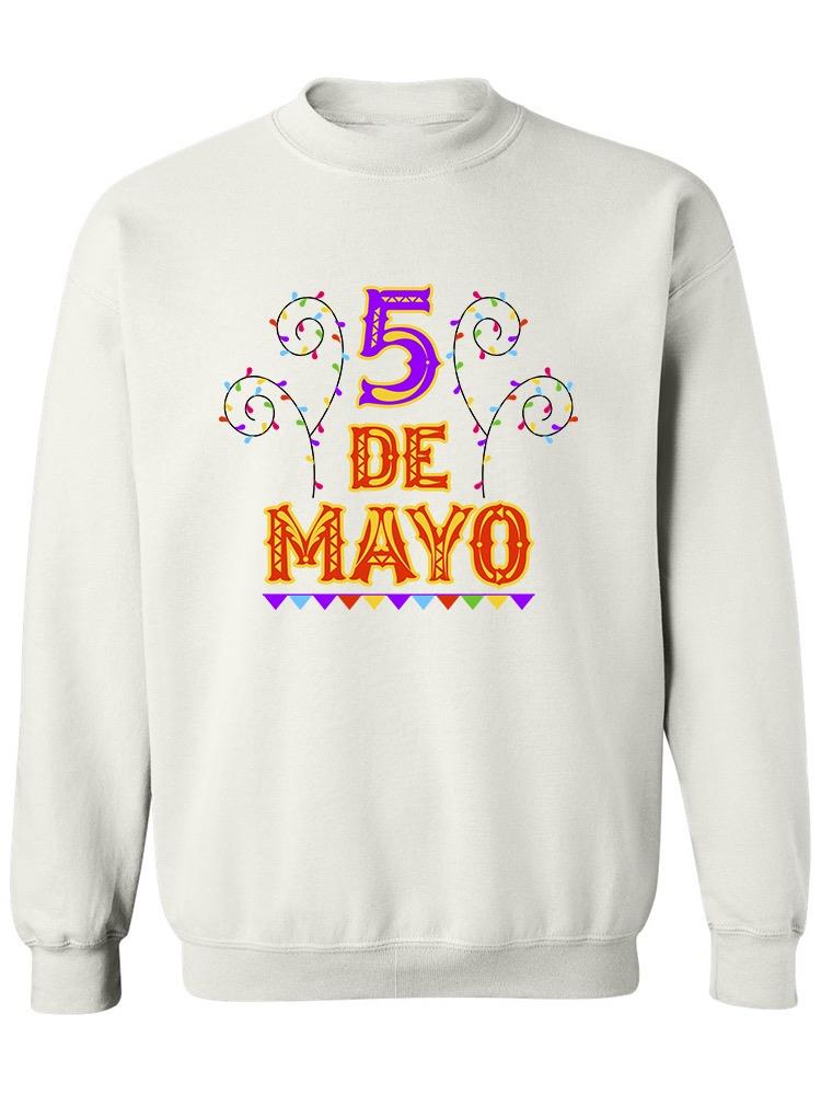 5 De Mayo Traditional Colors Sweatshirt Women's -Image by Shutterstock