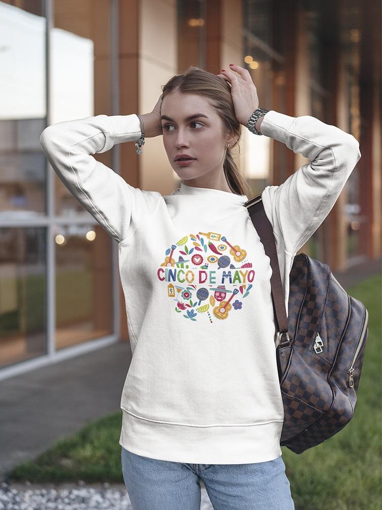 Multicolor Quote  Sweatshirt Women's -Image by Shutterstock