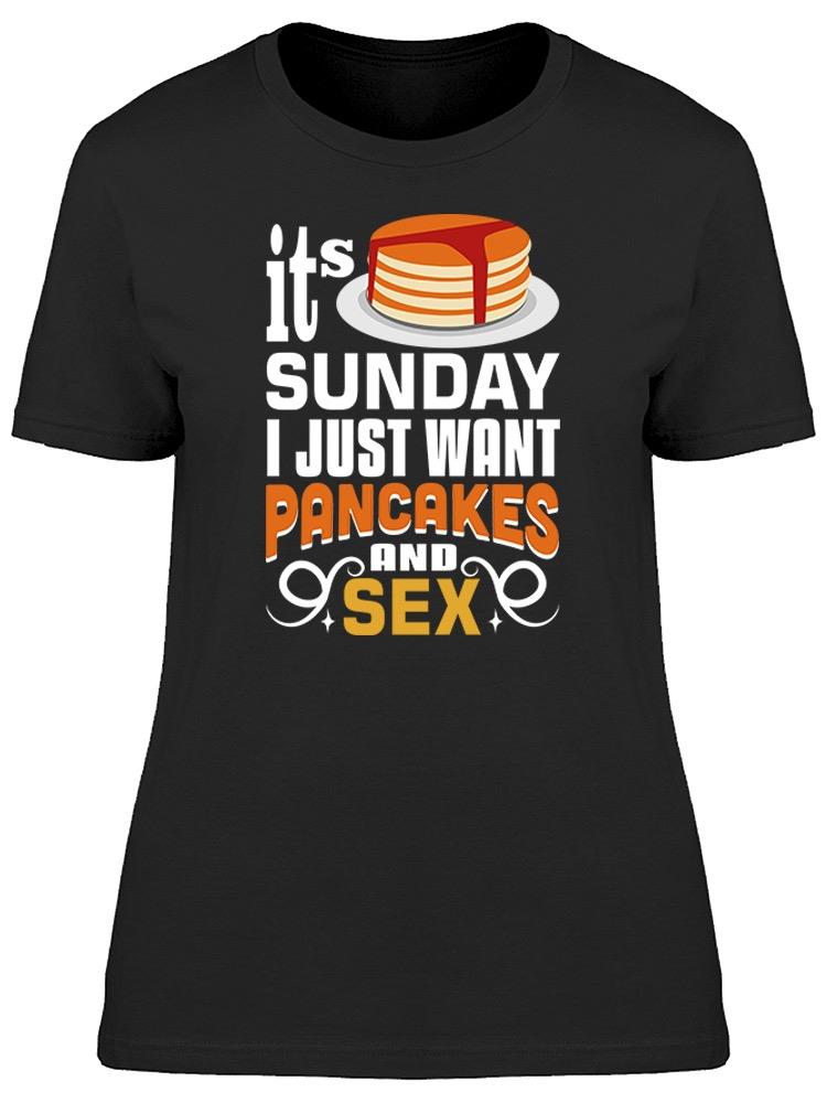 Sunday's Pancakes Tee Women's -Image by Shutterstock