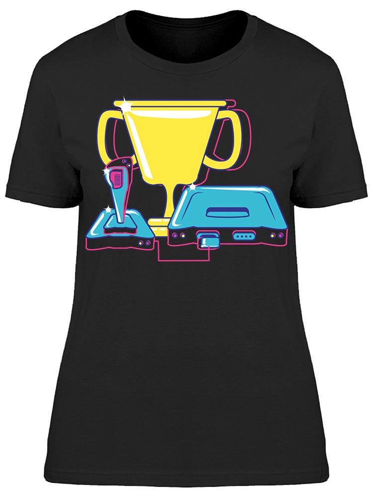 Cup Trophy Of Video Gamer Tee Women's -Image by Shutterstock