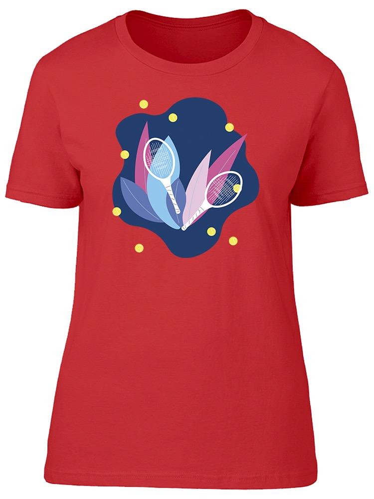 Tennis Racket And Balls  Tee Women's -Image by Shutterstock