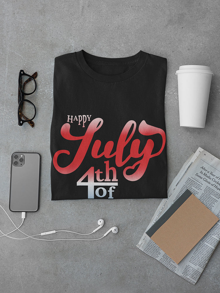 Happy July 4Th Of Independence Tee Men's -Image by Shutterstock