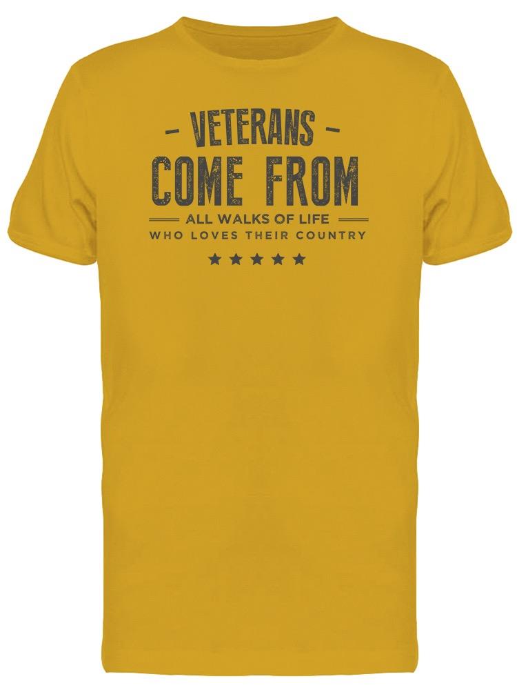 Veterans Loves Their Country Tee Men's -Image by Shutterstock