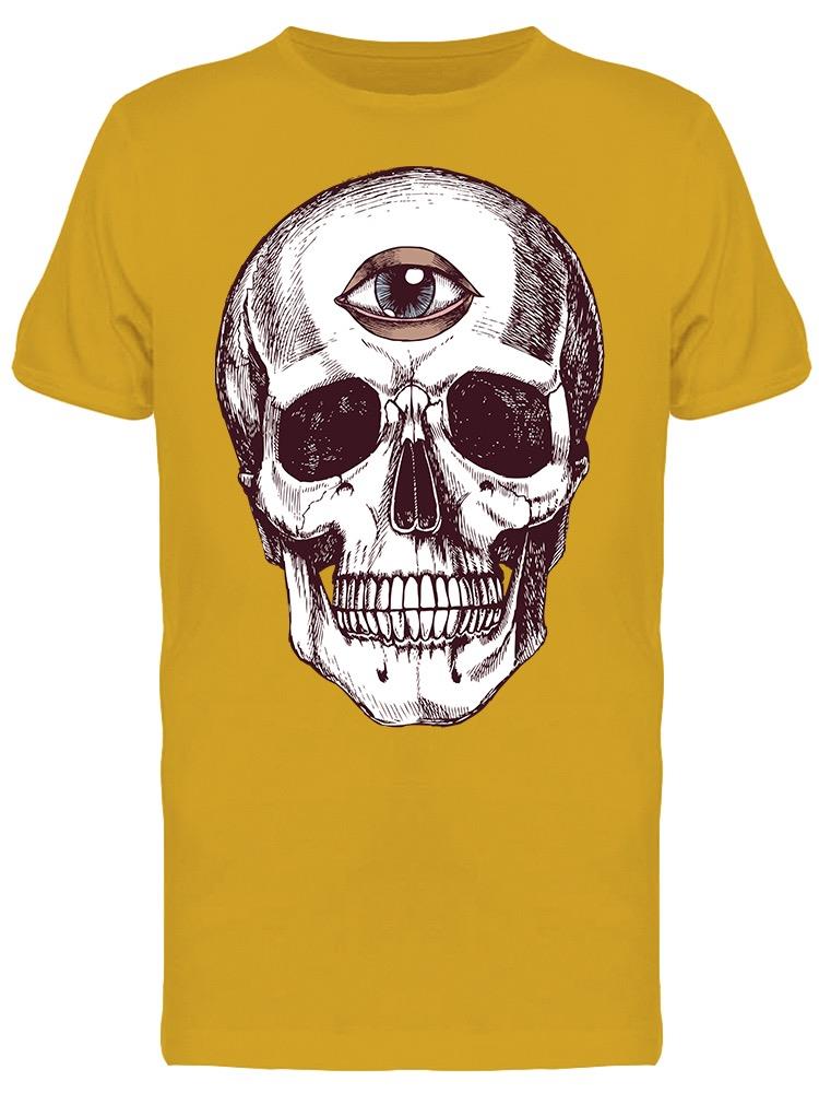 Human Skull With Third Eye Tee Men's -Image by Shutterstock