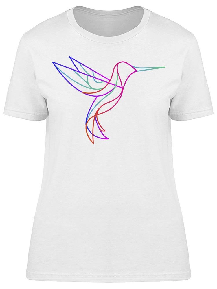 Hummingbird Art Graphic Tee Women's -Image by Shutterstock