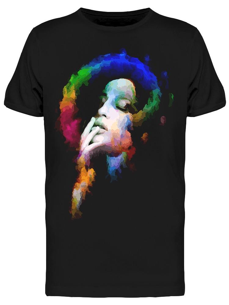 Abstract Surreal Female Face Tee Men's -Image by Shutterstock