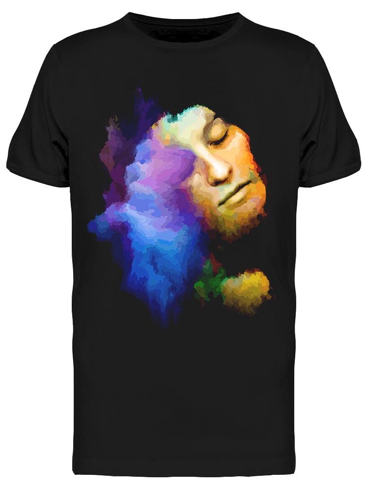 Face Abstract Surreal Female Tee Men's -Image by Shutterstock
