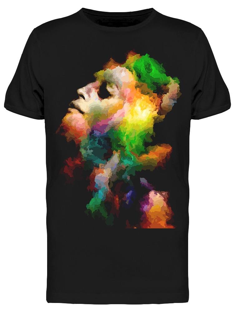 Abstract Portrait Female Tee Men's -Image by Shutterstock