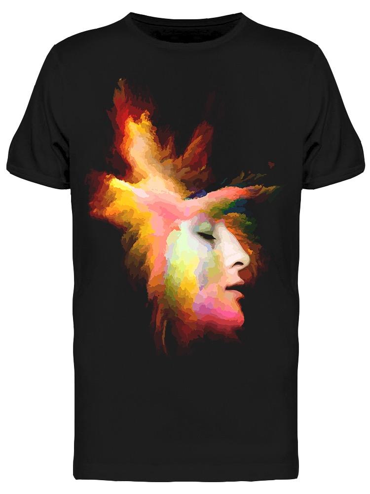 Abstract Surreal Female Art Tee Men's -Image by Shutterstock