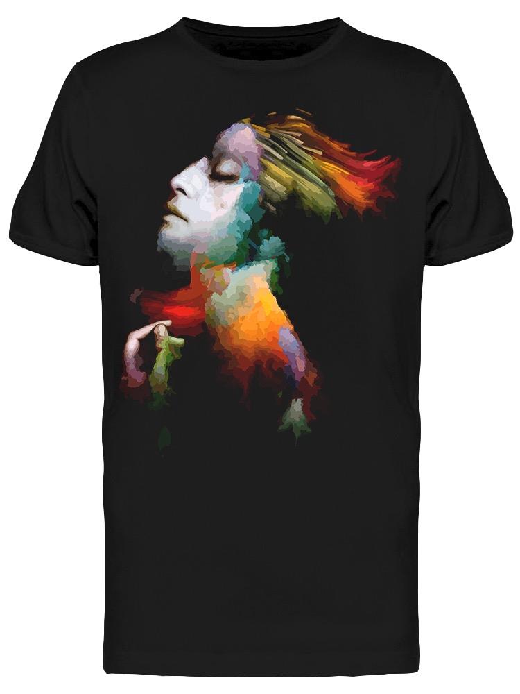 Abstract Art Surreal Female Tee Men's -Image by Shutterstock