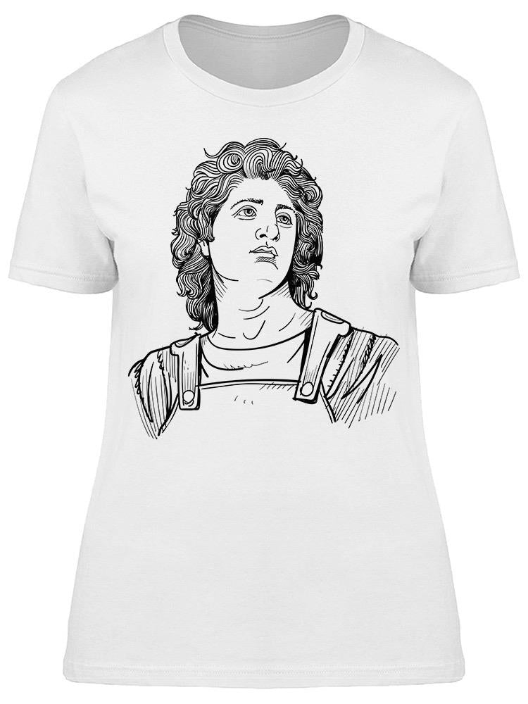 Alexander The Great Line Art Tee Women's -Image by Shutterstock