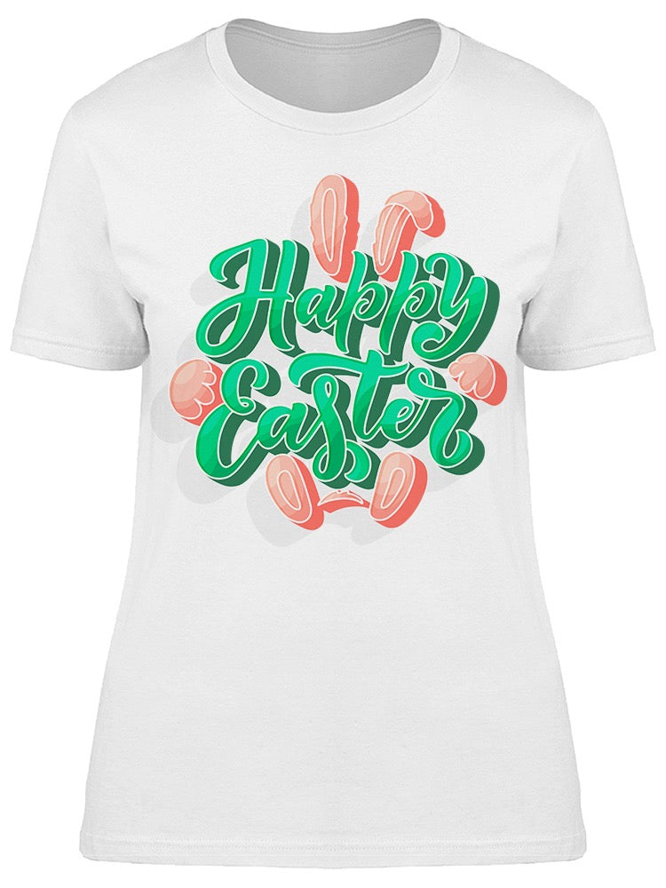 Abstract Happy Easter Tee Women's -Image by Shutterstock