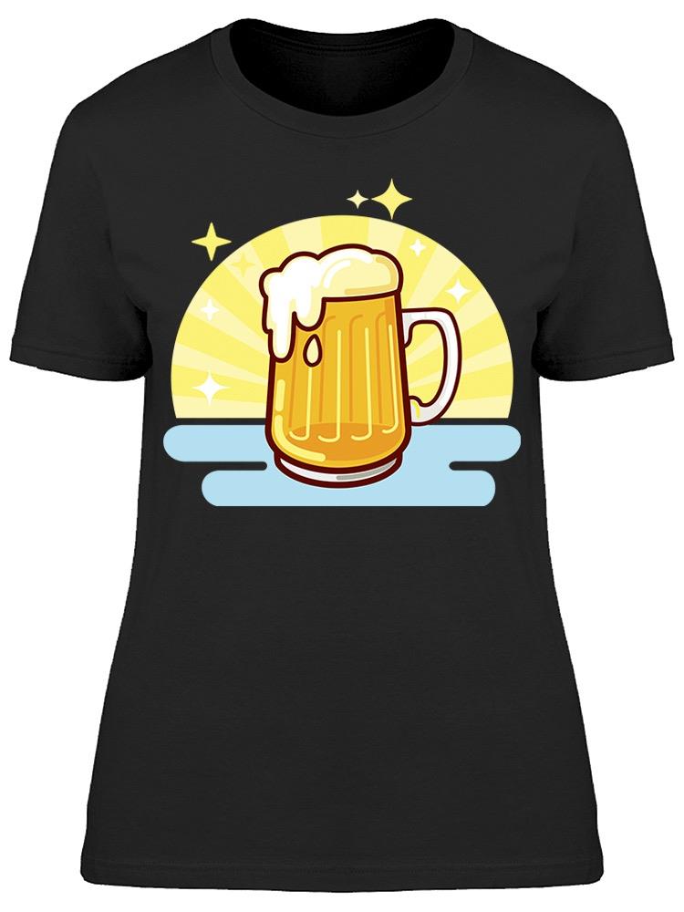 Beer Glass Mug Tee Women's -Image by Shutterstock