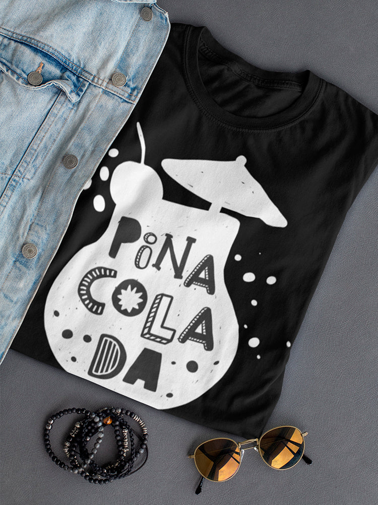 Pina Colada Grunge Style Tee Women's -Image by Shutterstock