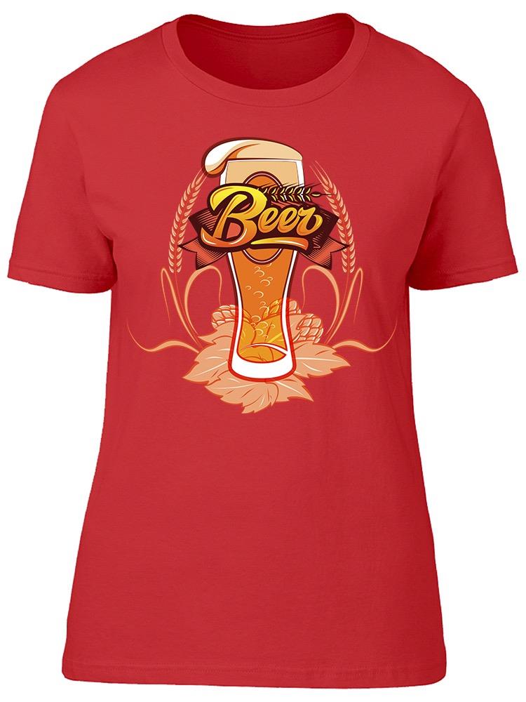 Beer Long Glass Tee Women's -Image by Shutterstock