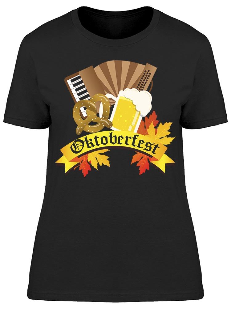 Oktoberfest Beer And Pretzel  Tee Women's -Image by Shutterstock