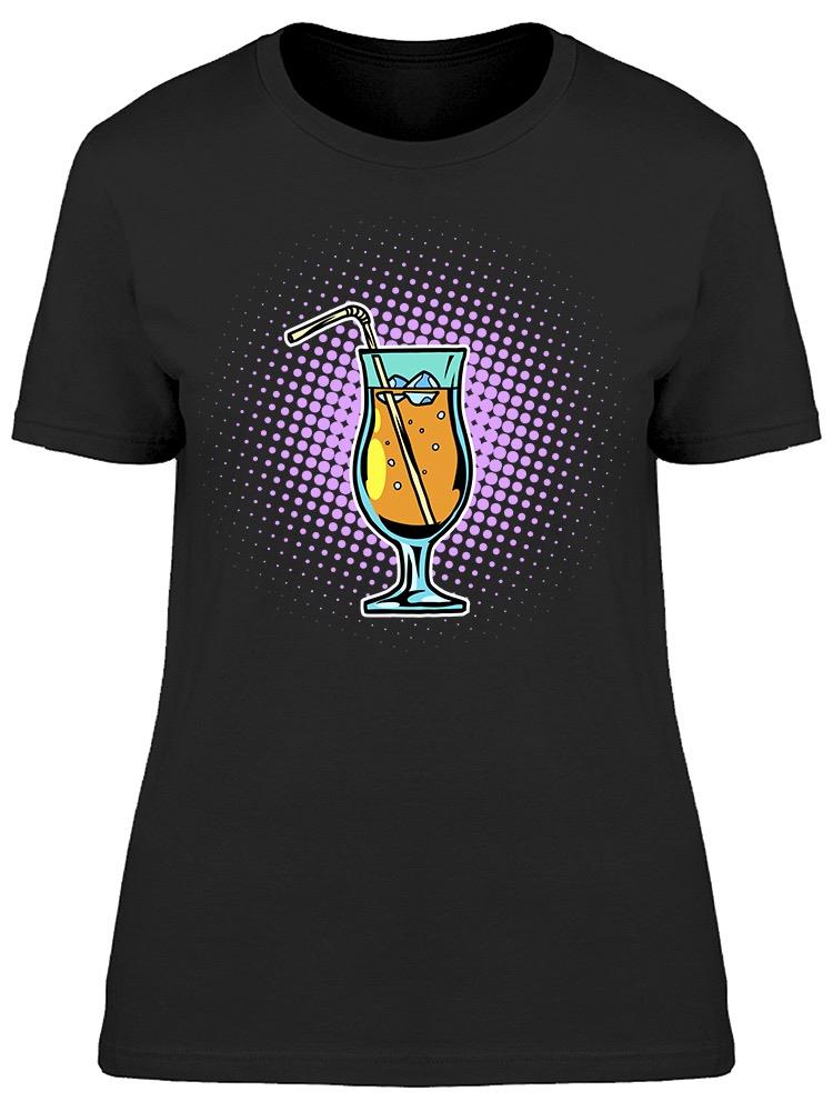 Cocktail Drink With Straw Tee Women's -Image by Shutterstock