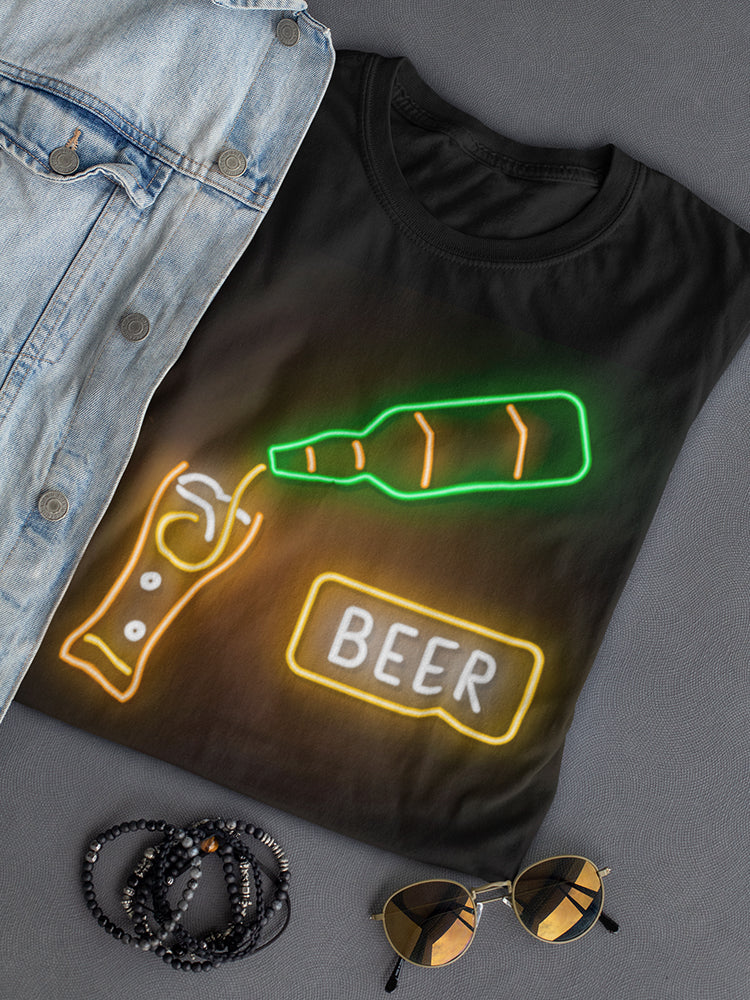 Beer And Bottle Sign Tee Women's -Image by Shutterstock