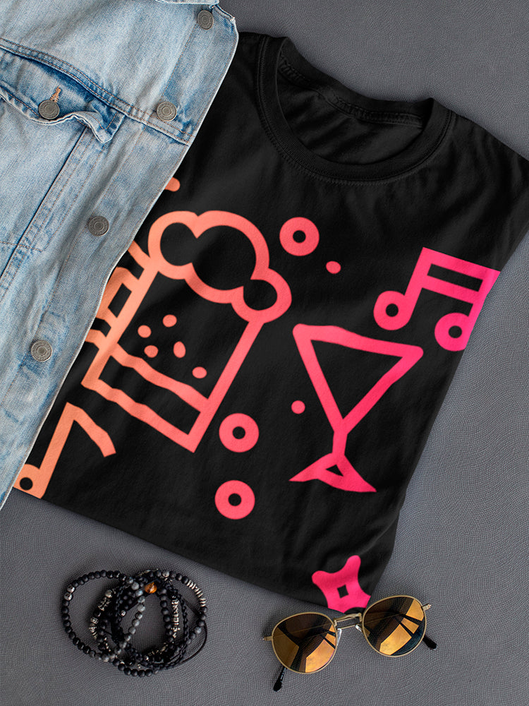 Beer And Notes Symbol Tee Women's -Image by Shutterstock