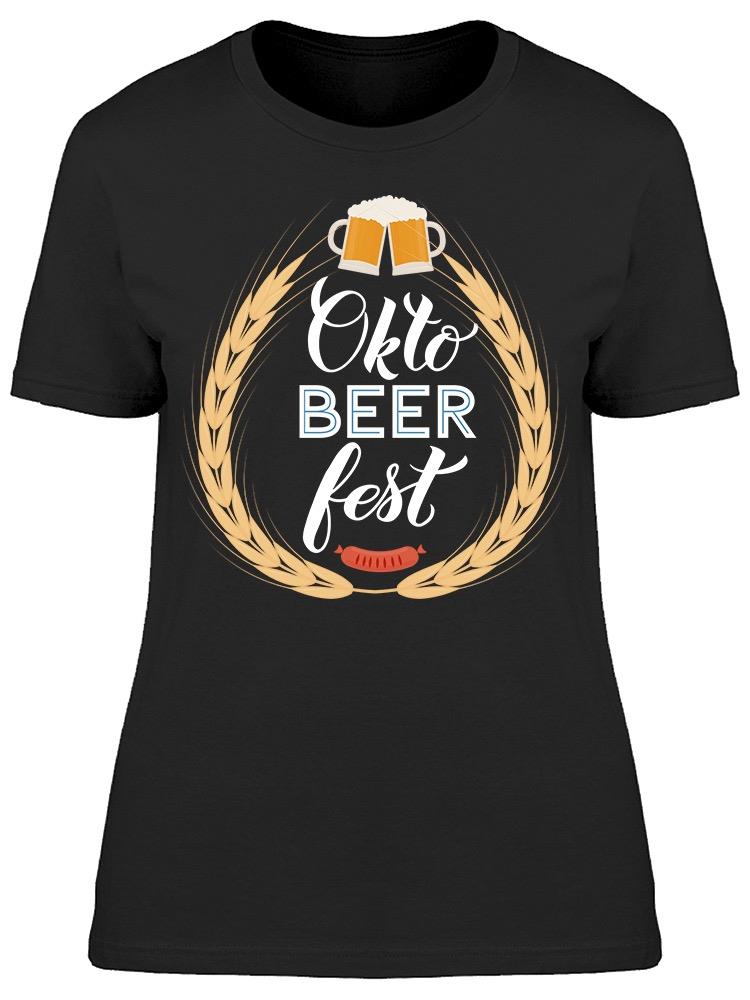 Okto Beer Fest Lettering Tee Women's -Image by Shutterstock