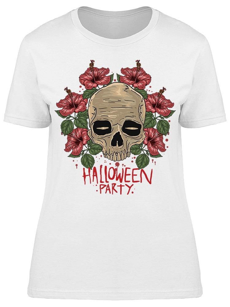 Halloween Party Skull Tee Women's -Image by Shutterstock