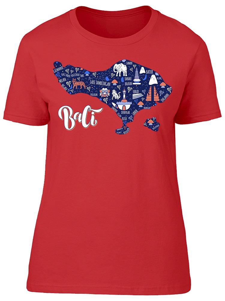Bali Abstract Atlas  Tee Women's -Image by Shutterstock