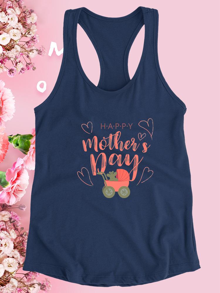 Mothers Day Baby Stroller Racerback Tank -Image by Shutterstock