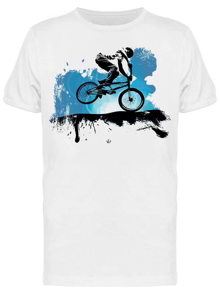 A Bicycle Rider, Shadow Tee Men's -Image by Shutterstock