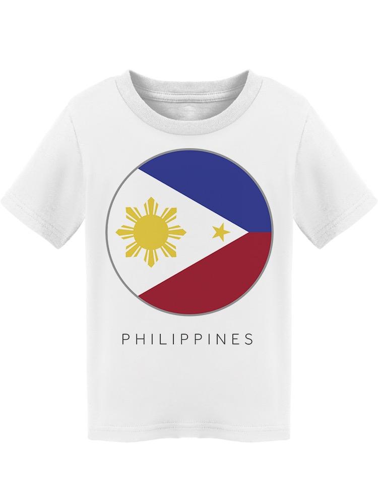 "philippines" Round Flag  Tee Toddler's -Image by Shutterstock