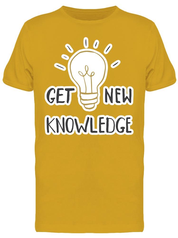Get New Knowledge Bulb Sketch Tee Men's -Image by Shutterstock