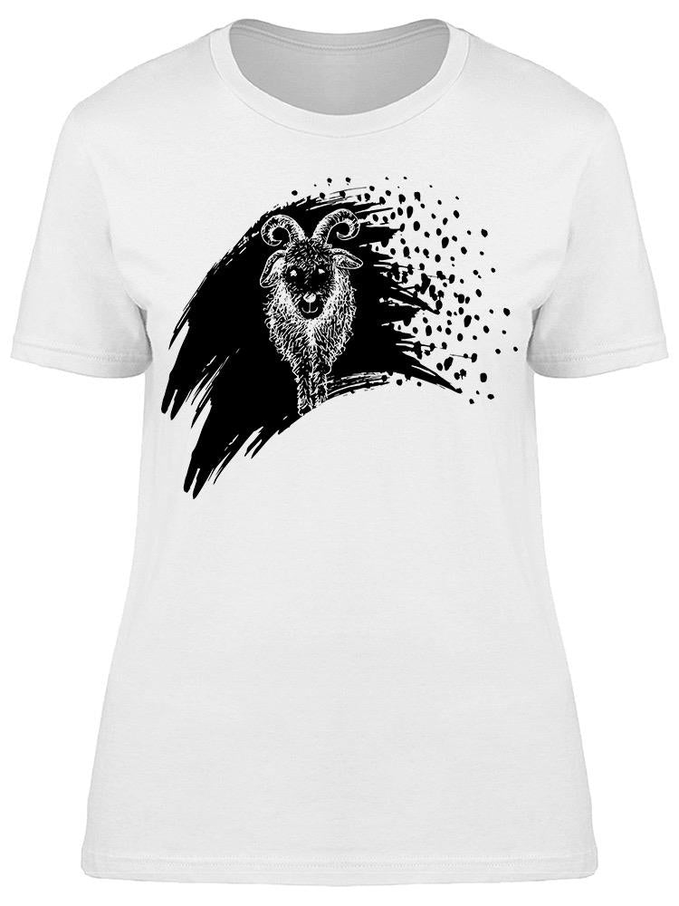 Brushed Effect Goat Eid Al-adha Tee Women's -Image by Shutterstock